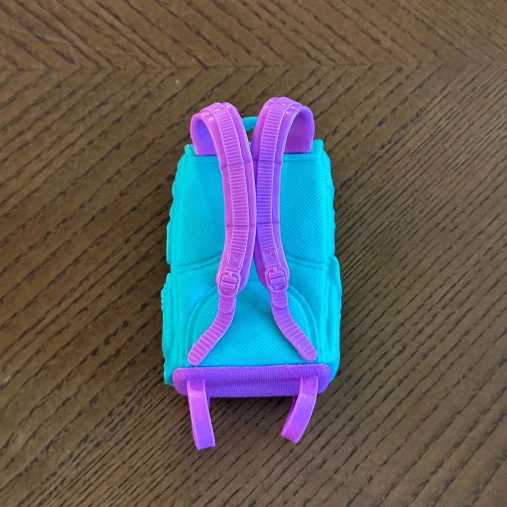 Barbie Teal and Purple Hiking Backpack Fashion Doll Accessory Toy